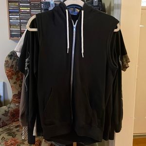 American Apparel Sleeveless Hoodie - Mens Size S